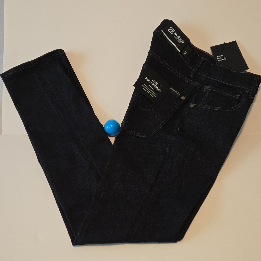 7 For All Mankind THE STRAIGHT Luxe Performance Jeans Men’s 28 NWT Super Rinse